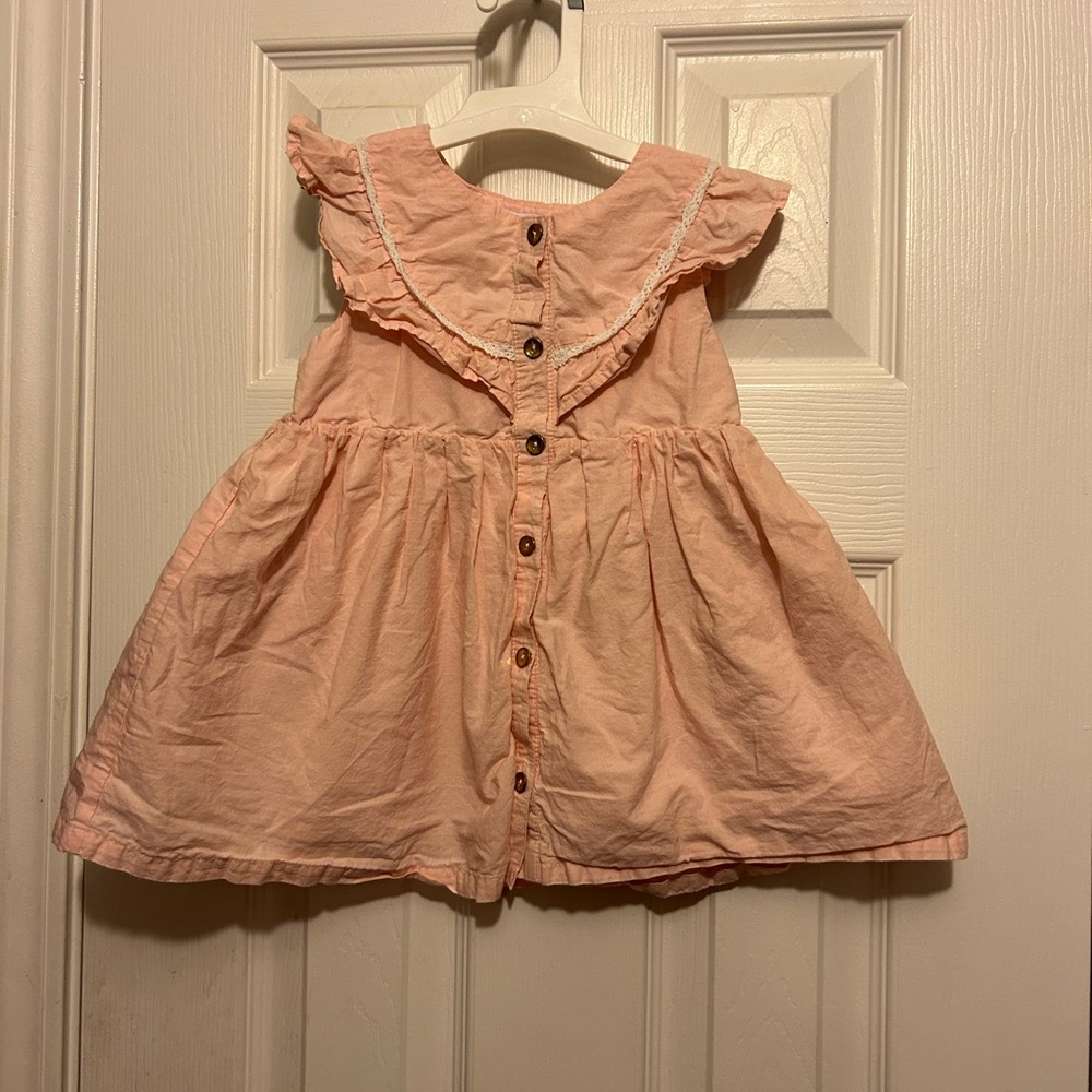 Tommy Bahama Little Girls 👧🏻 Pink/ Peach Blouse 👚 Sz 5T